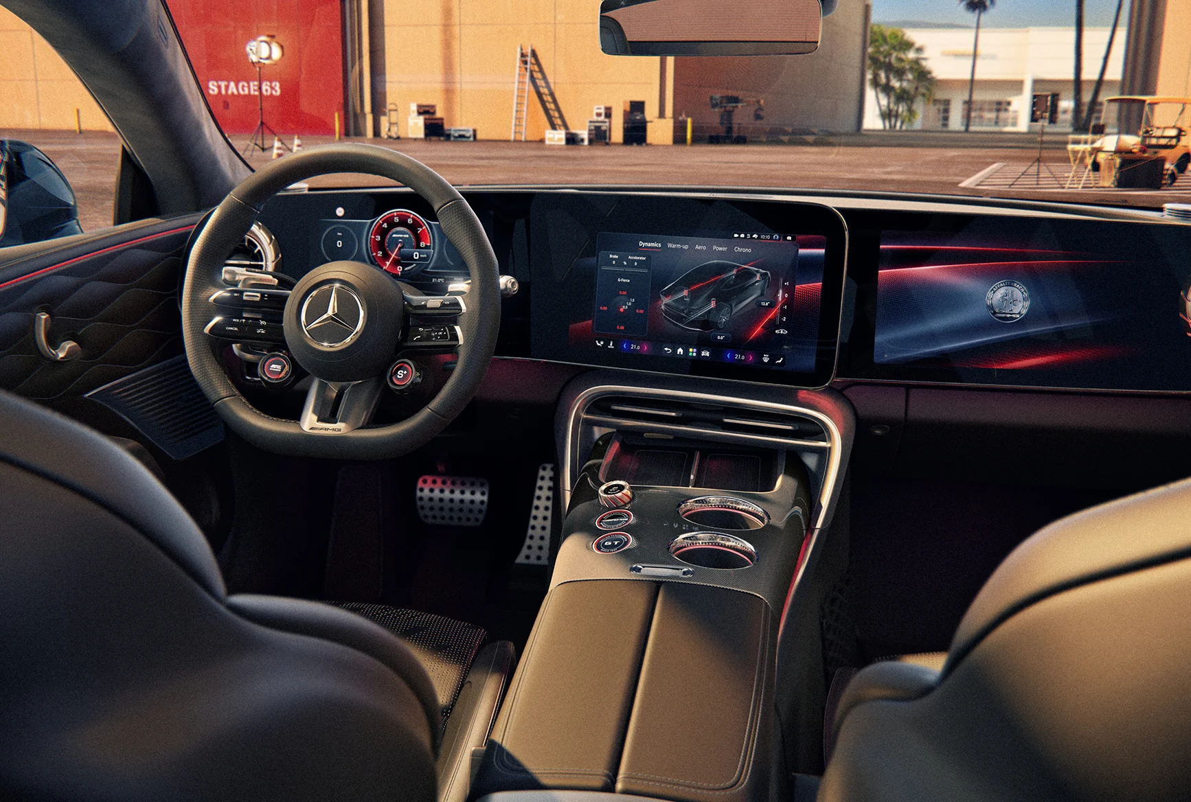 Mercedes-AMG GT Coupé 4 Portes intérieur 4