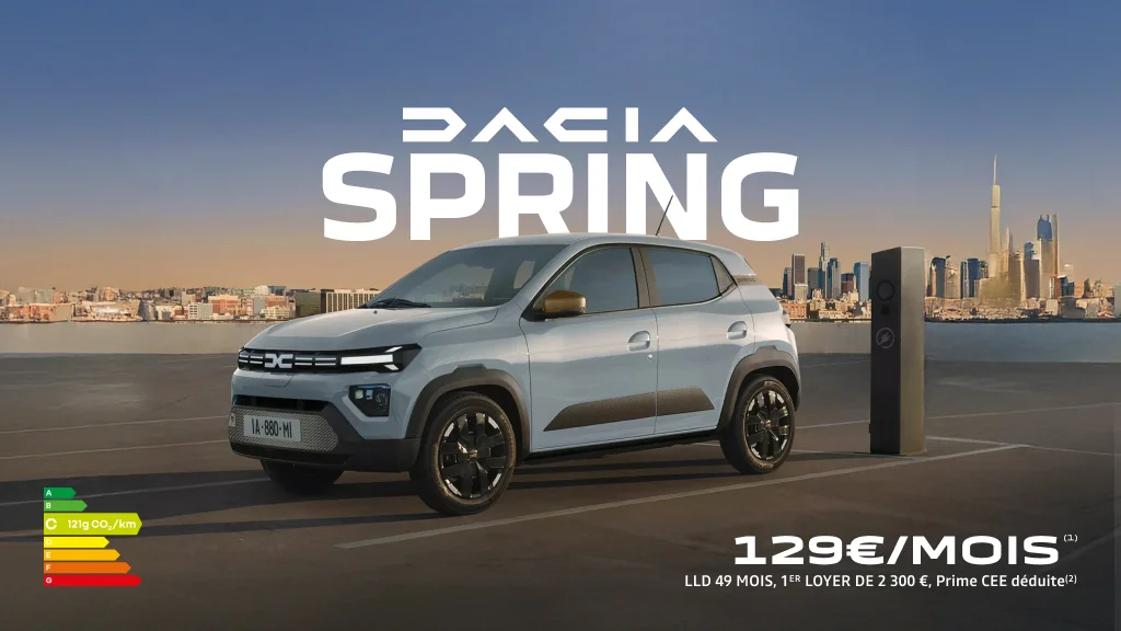 Dacia Spring 100% Électrique : La mobilité citadine accessible à tous